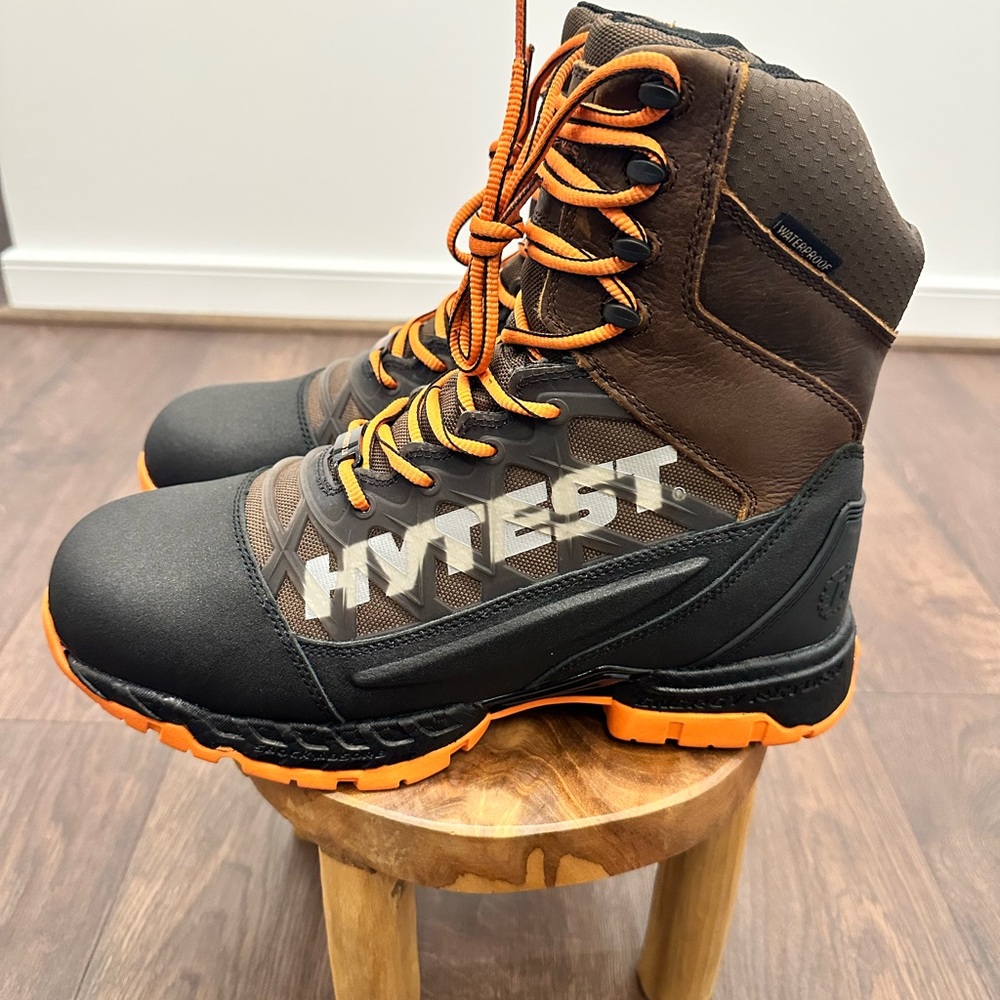 Hytest Men's FootRests 2.0 Charge Safety Waterproof Thinsulate Boots, Size 10